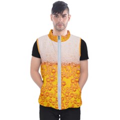 Beer Texture Drinks Texture Men s Puffer Vest by uniart180623