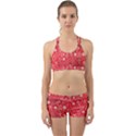 Christmas Pattern Red Back Web Gym Set View1