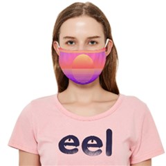 Sunset Summer Time Cloth Face Mask (adult) by uniart180623