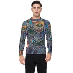 Fictional Character Cartoons Men s Long Sleeve Rash Guard by uniart180623