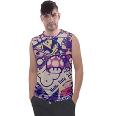 Retro Cartoon Titty Parody Men s Regular Tank Top by uniart180623