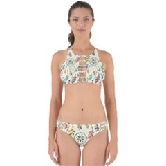 Dreamcatcher Abstract Pattern Perfectly Cut Out Bikini Set by uniart180623