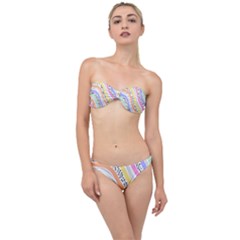 Background Abstract Wallpaper Classic Bandeau Bikini Set by uniart180623