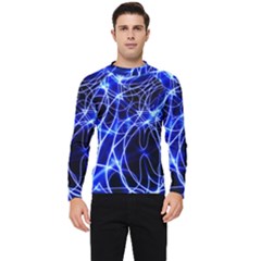 Lines Flash Light Mystical Fantasy Men s Long Sleeve Rash Guard by Dutashop