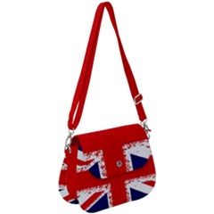 Union Jack London Flag Uk Saddle Handbag by Celenk