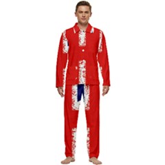 Union Jack London Flag Uk Men s Long Sleeve Velvet Pocket Pajamas Set by Celenk