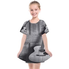 Acoustic Guitar Kids  Smock Dress by artworkshop