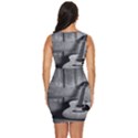 Acoustic Guitar Draped Bodycon Dress View4