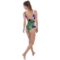 Cute Flower Wallpaper Side Cut Out Swimsuit View2