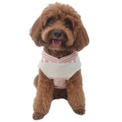 Background Pink Beige Decorative Texture Craft Dog Sweater by Simbadda