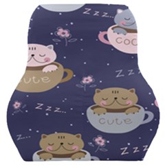 Cute Kittens Sleep Sweetly Mugs Car Seat Back Cushion  by Simbadda