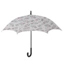 Cute Pattern With Easter Bunny Egg Hook Handle Umbrellas (Large) View3