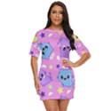 Seamless Pattern With Cute Kawaii Kittens Just Threw It On Dress View1