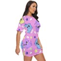 Seamless Pattern With Cute Kawaii Kittens Just Threw It On Dress View3