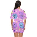 Seamless Pattern With Cute Kawaii Kittens Just Threw It On Dress View4