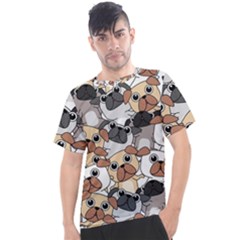 Many Dogs Pattern Men s Sport Top by Simbadda