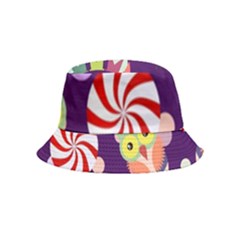 Owl Pattern Background Inside Out Bucket Hat (kids) by Simbadda