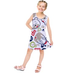 Animals Pattern Kids  Tunic Dress by Simbadda