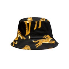 Seamless Exotic Pattern With Tigers Bucket Hat (kids) by Simbadda