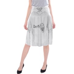 (2)dx Hoodie  Midi Beach Skirt by Alldesigners