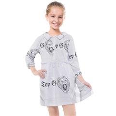 (2) Kids  Quarter Sleeve Shirt Dress by Alldesigners