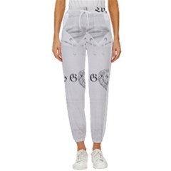 (2)dx Hoodie  Women s Cropped Drawstring Pants by Alldesigners