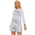 (2)DX hoodie  Long Sleeve Babydoll Dress View2