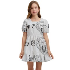 (2) Kids  Short Sleeve Dolly Dress by Alldesigners