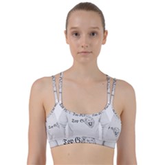 (2)dx Hoodie Line Them Up Sports Bra by Alldesigners