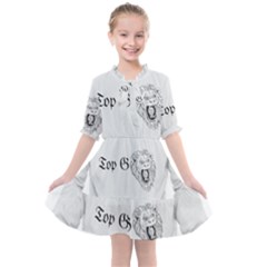 (2)dx Hoodie Kids  All Frills Chiffon Dress by Alldesigners