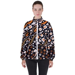 Trendy Mix Animal Skin Prints Women s High Neck Windbreaker by Simbadda