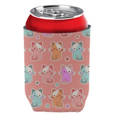 Cute-kawaii-kittens-seamless-pattern Can Holder by Simbadda