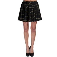 Abstract-math Pattern Skater Skirt by Simbadda