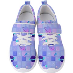 Seamless-pattern-pastel-galaxy-future Men s Velcro Strap Shoes by Simbadda