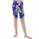 Hand-drawn-cute-sloth-pattern-background Kids  Mid Length Swim Shorts View1