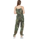 Camouflage-splatters-background Sleeveless Tie Ankle Chiffon Jumpsuit View2