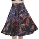 Twilight Treasures: Rocky Beachscape  A-Line Full Circle Midi Skirt With Pocket View1