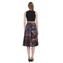 Twilight Treasures: Rocky Beachscape  A-Line Full Circle Midi Skirt With Pocket View4