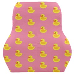 Rubber Duck Pattern Car Seat Back Cushion  by Valentinaart