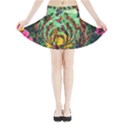 Monkey Tiger Bird Parrot Forest Jungle Style Mini Flare Skirt View3