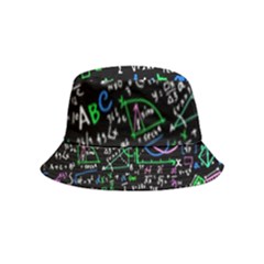 Math Linear Mathematics Education Circle Background Bucket Hat (kids) by Bangk1t