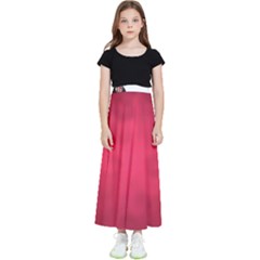 Amaranth Turbulance Cameurut Kids  Flared Maxi Skirt by imanmulyana