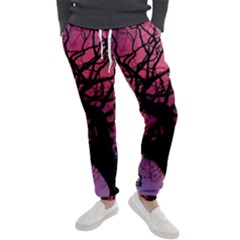 Trees Silhouette Sky Clouds Sunset Men s Jogger Sweatpants by Bangk1t