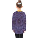 Shape Geometric Symmetrical Symmetry Wallpaper Kids  Double Breasted Button Coat View2