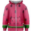 Watermelon Fruit Summer Red Fresh Food Healthy Kids  Zipper Hoodie Without Drawstring View1