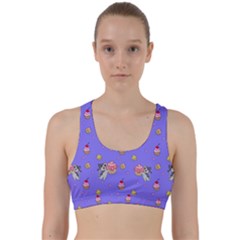 Art Pattern Design Seamless Scrapbooking Back Weave Sports Bra by pakminggu