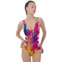 Various Colors Side Cut Out Swimsuit View1