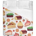 Dessert And Cake For Food Pattern Duvet Cover (California King Size) View1