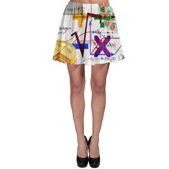 Mathematics Formula Physics School Skater Skirt by Grandong