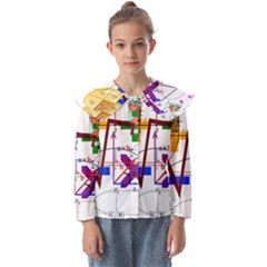 Mathematics Formula Physics School Kids  Peter Pan Collar Blouse by Grandong